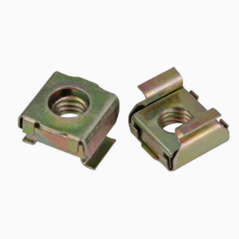 Cassette Spring Steel Nut Zinc Rack Mount Screw and Cage Nut with Color Zinc Plated Made in China