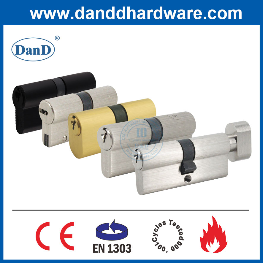 Euro Profile En1303 Safe High Security Fire Mechanical Key Factory Hotel Mortise Double Handle Door Brass ANSI Lockset CE European Guangdong Cylinder Lock