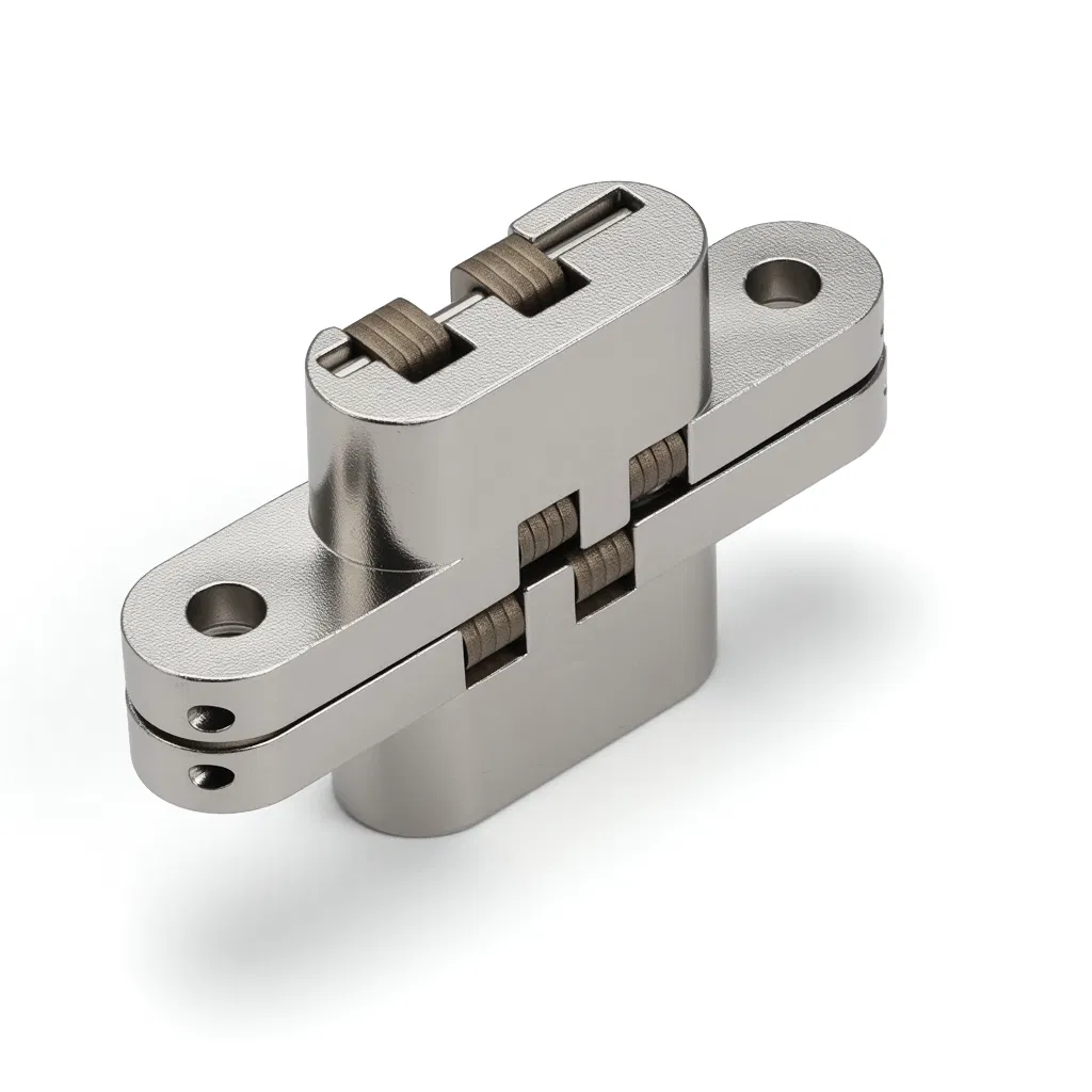 Concealed Cross Hidden Hinge for Cabinet Wardrobe Wooden Furniture Doors