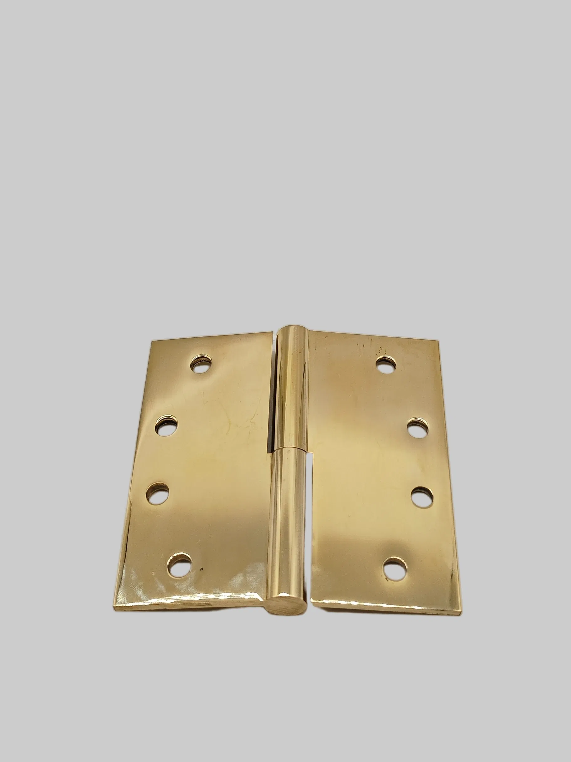 Durable 4-Inch Copper L-Shaped Hinge for Cabinet Doors and Windows