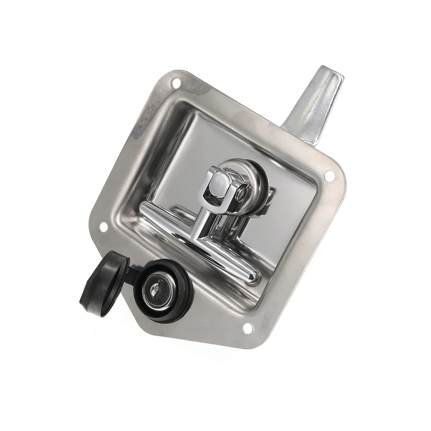 Huiding Sheet Stamping RV Truck Trailer Tool Box Cabint Door Lock Panel Lock Paddle T Handle Collision Latch