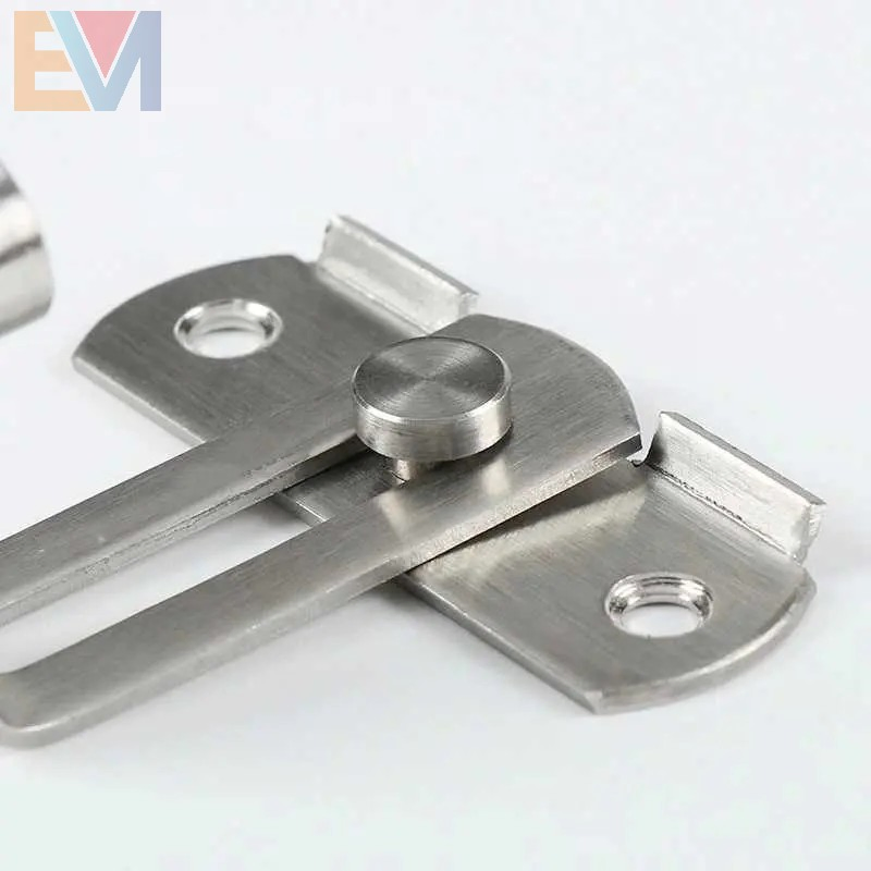 Stainless Steel Silver Gate Latch Barn Door Lock for Security and Privacy Latch Hardware