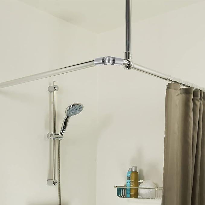 Direct Selling Curtain Rod &amp; Accessories Bracket Metal Curtain Rod with Complete Set Plastic