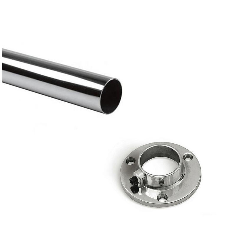 Furniture Hardware Closet Wardrobe Clothes Hanging Steel Pipe Wardrobe Clothes Rail