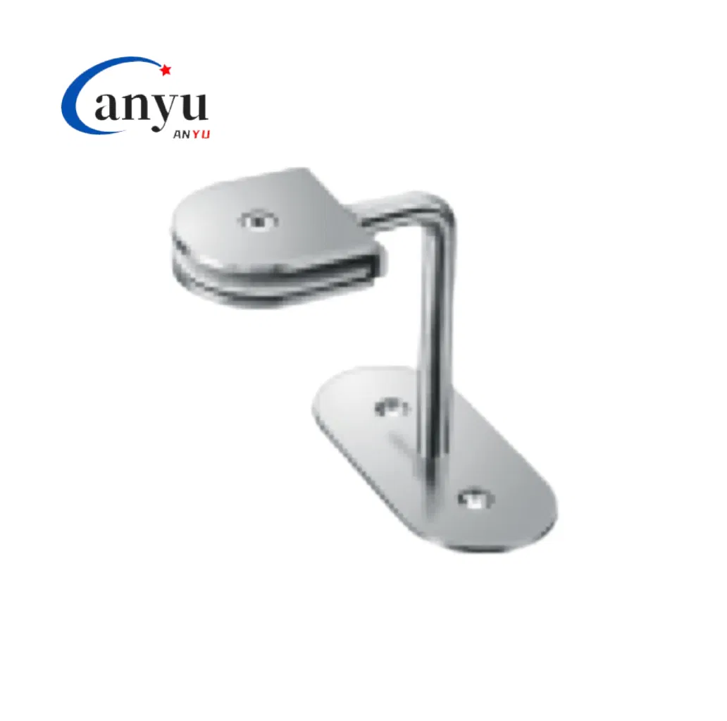 Stainless Steel 304 Modern Frameless Glass Door Clamp Shower Room Clip Glass Hardware