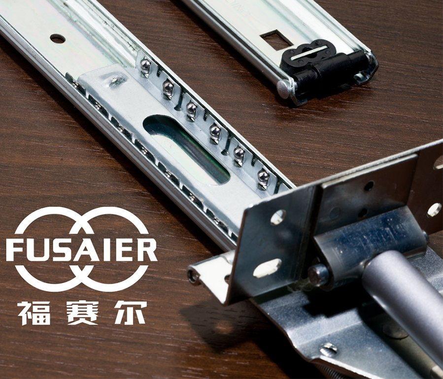 Furniture Cabinet Door Hardware 35mm Pocket Door Telescopic Slide Ball Bearing Flipper Door Sliding Rails for TV Cabinet