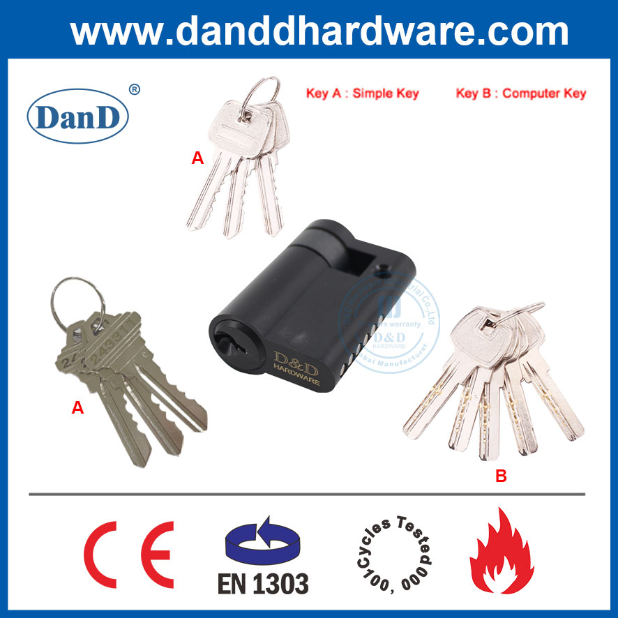 Euro Profile En1303 Safe High Security Fire Mechanical Key Factory Hotel Mortise Double Handle Door Brass ANSI Lockset CE European Guangdong Cylinder Lock