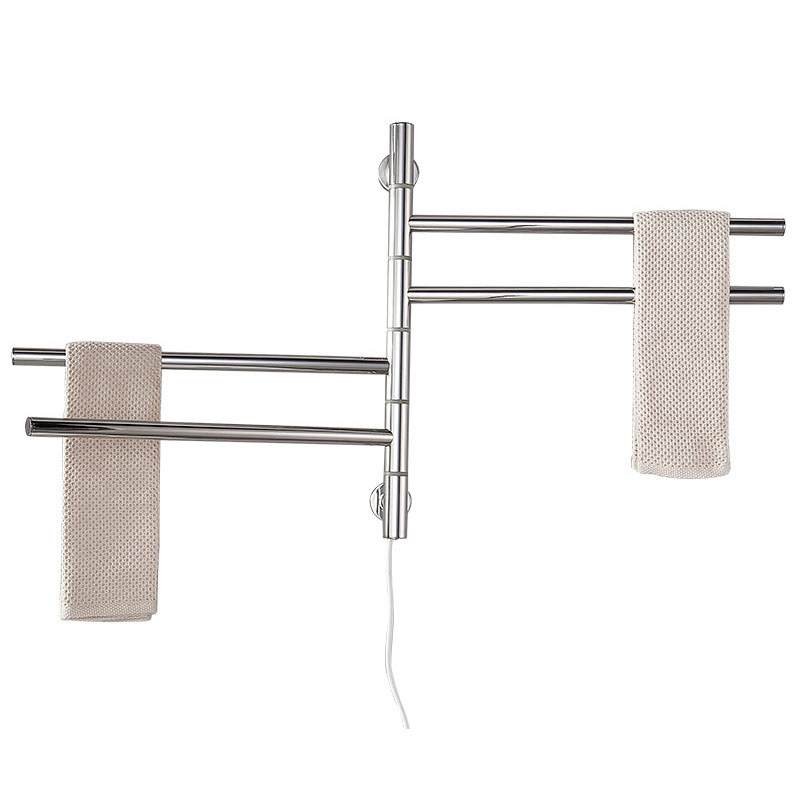 180 Degree Rotation Smart Heated Electric Swivel Towel Rack for Home Hotel
