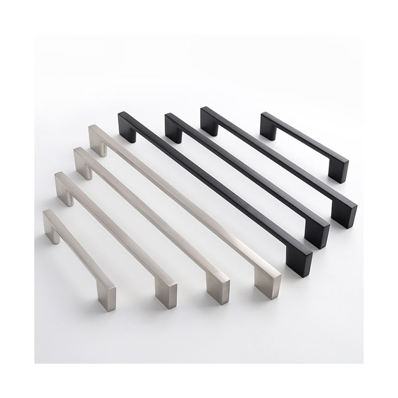 192mm Drawer Matt Black Aluminium Kitchen Cabinets Door Pull Handle Home Furniture Wardrobe Pulls and Knobs