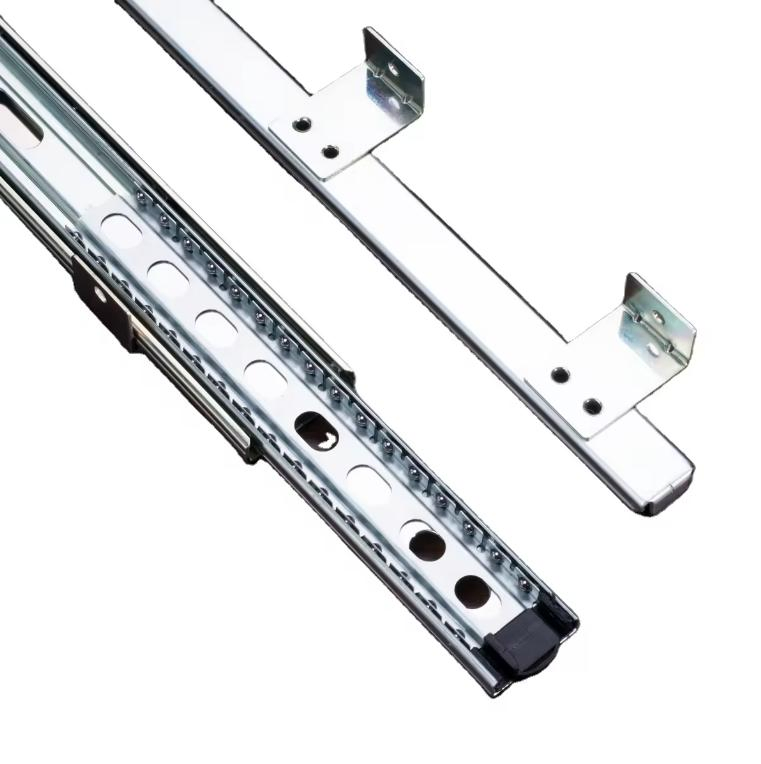 45mm Durable Furniture Hardware with Bayonet Mounting Tabs Drawer Slides