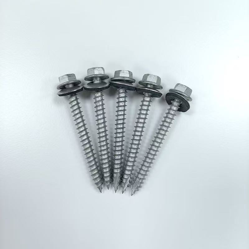 Hexagonal Washer Point Cutting Screws for Secure Mounting Connections