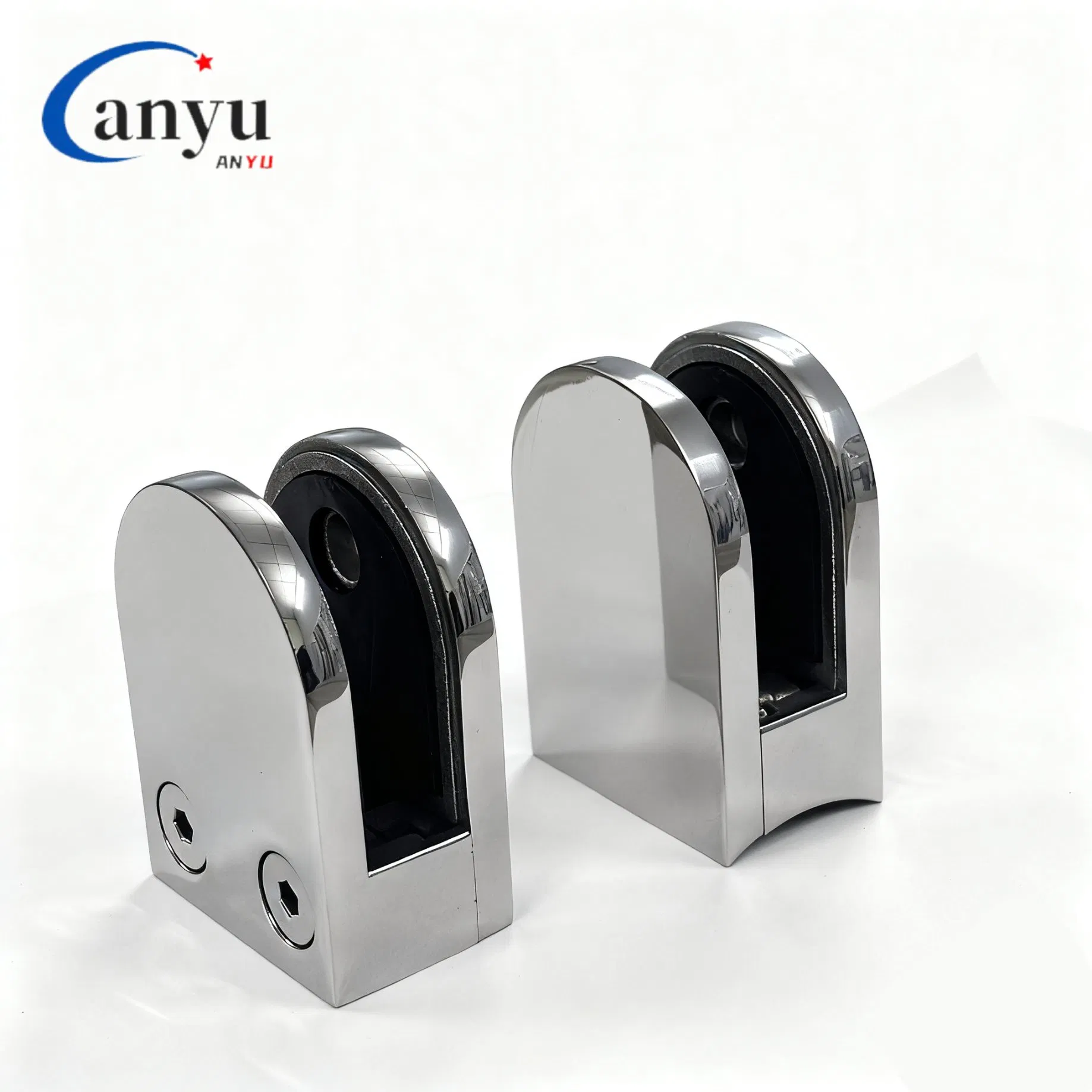Glass Hardware Clamp Stainless Steel Glass Door Hardware
