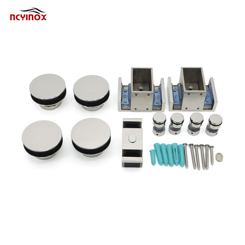 New Style Sliding Door Set Hardware with New Function to Slide for Shower Glass Door