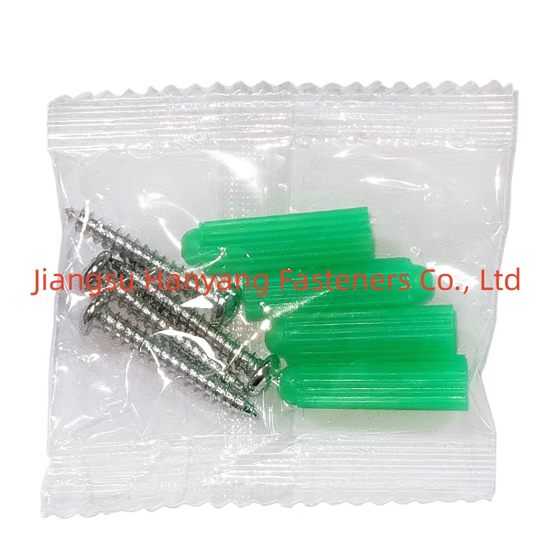 Nylon Plastic Expansion Wall Anchor Electrical Switch Bathroom Hardware Screw Accessory Package