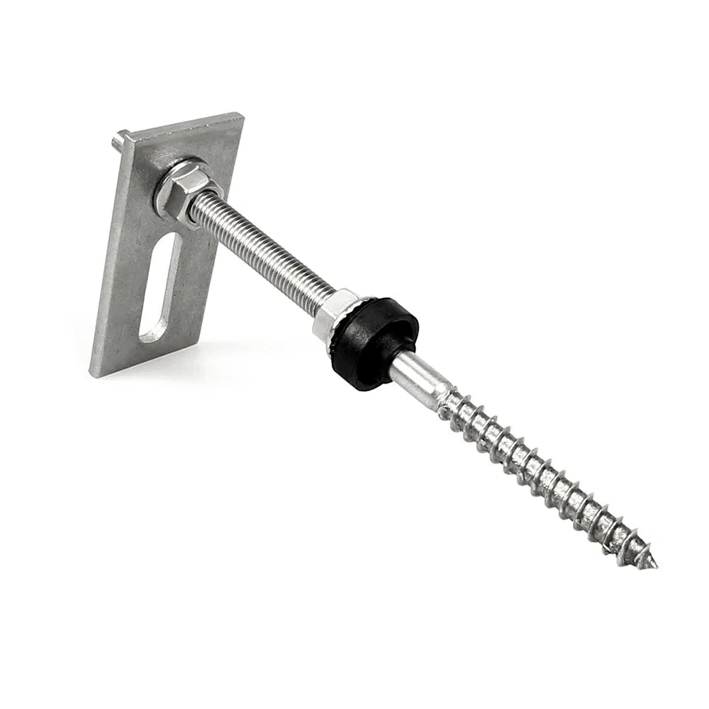 SS304/A2 M10X250mm Solar Roof Panel Fastening/Holding System Hanger Bolt