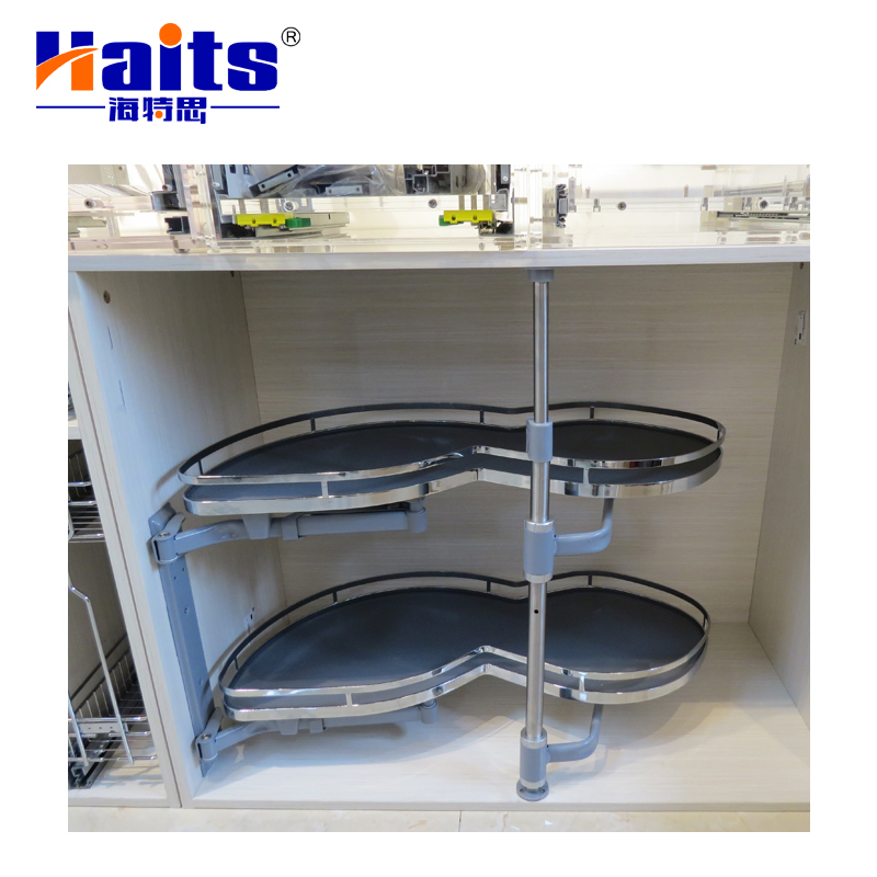 Kitchen Hardware Cabinet Inner Pull out Basket Kitchenware Storage Swing Tray