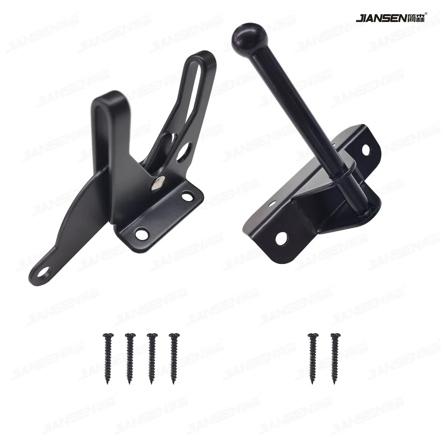 Wholesale American Style Iron Carbon Steel Factory Fence Gate Latch PVC Door Door Lock Fence Bolt for Garden