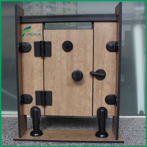 Black Nylon Toilet Partitions Fittings Hardware