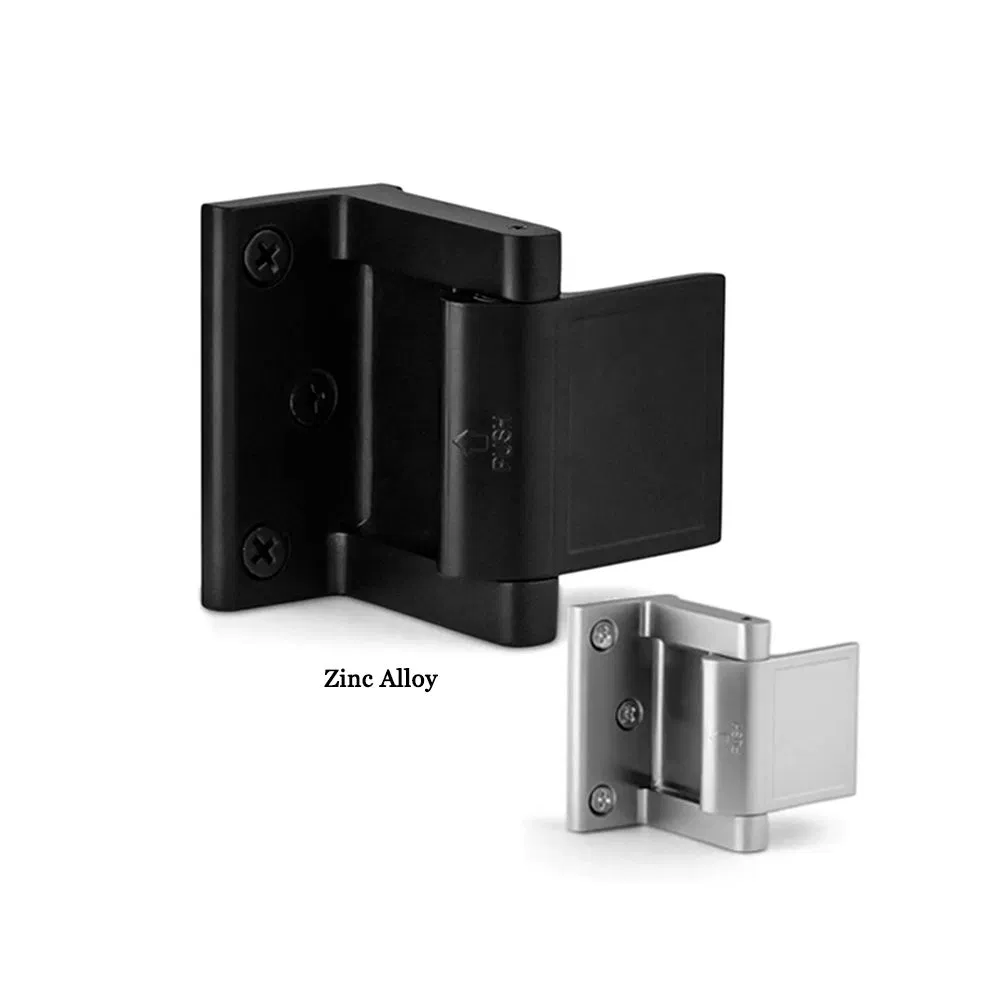 Extra Safety Defender Home Security Door Lock Latch Guard Zinc Alloy Childproof Door Reinforcement Lock Reinforced Night Latch