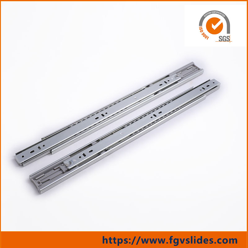 Smooth-Glide 45mm Ball Bearing Drawer Slides with Soft Close Feature