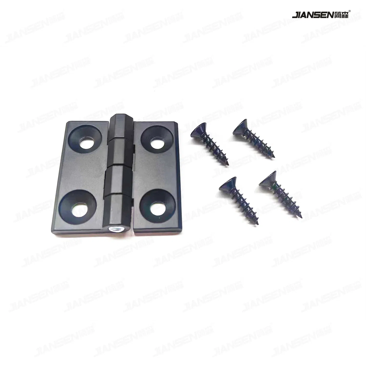 New Technology Hinge Door and Window Iron Door Hinge Casement Folding Hinge Black 4-Hole Hidden Aluminum Alloy Hinge