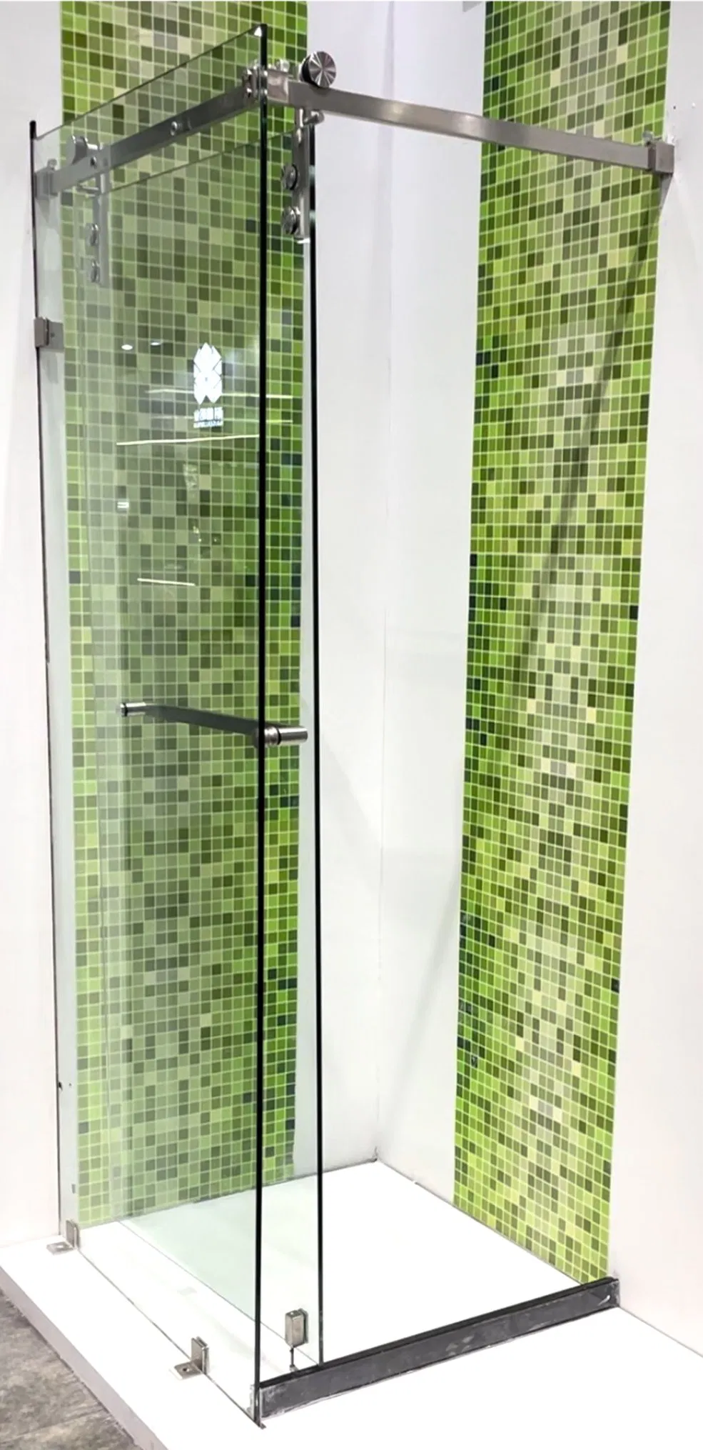 Shower Enclosure Hardware Kits for Frameless Glass Doors Corner Sliding Door System