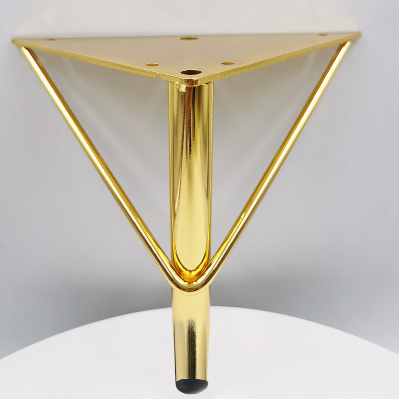 Gold Wholesale Decorative Chrome Furniture Sofa Legs Sofa Leg Accessories