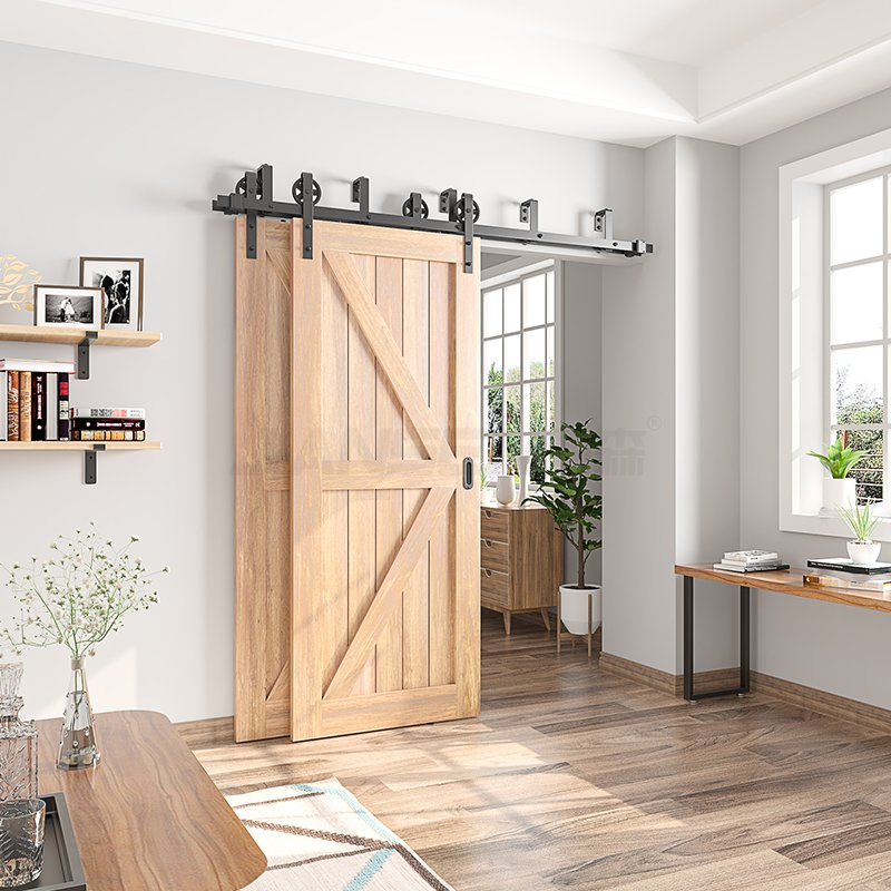 Premium Customizable American Barn Door Hardware for Elegant Sliding Closets
