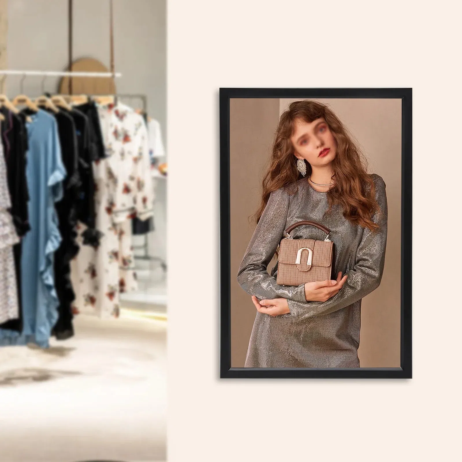 LED Advertising Light Box Movie Poster Display Wall Mount Aluminum Art Picture Frame Light Box Advertisement Sign 110V