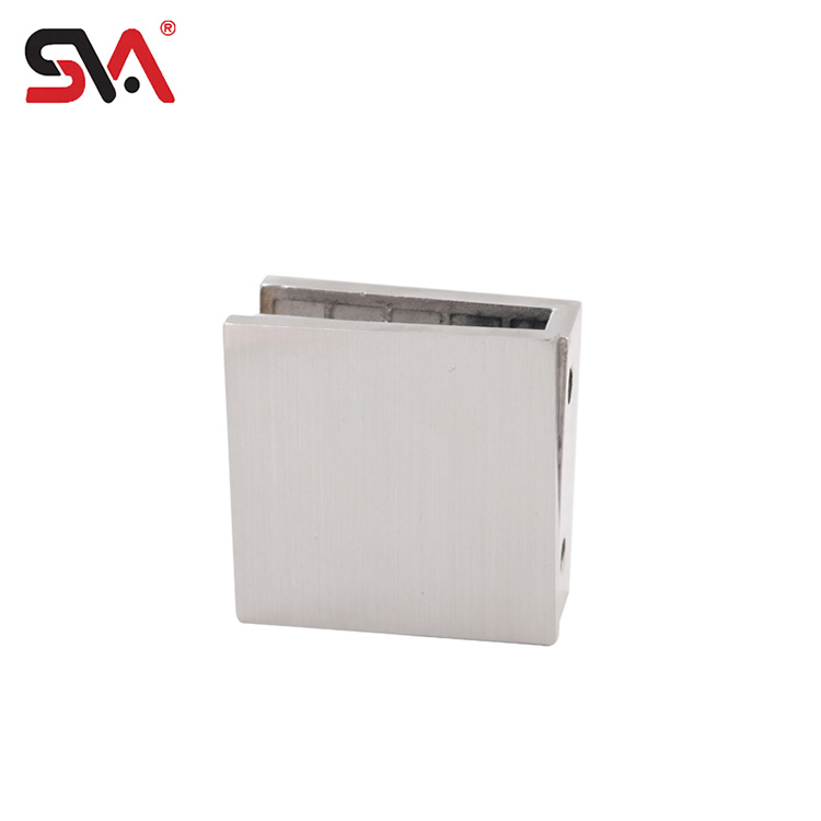 Door Hardware Stainless Steel Brass Zinc Alloy Glass to Wall Mounted Bathroom Clip