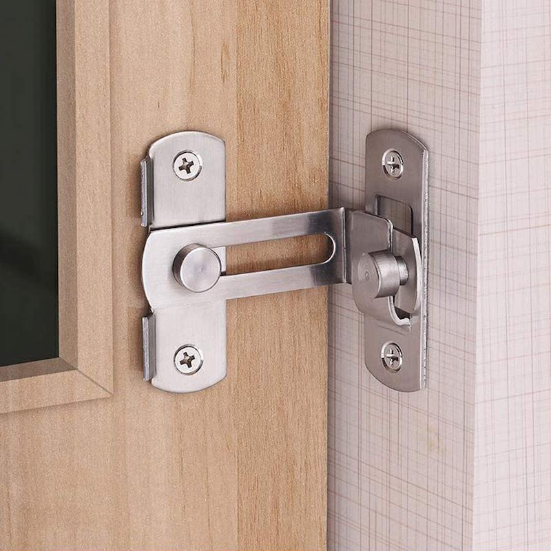 Stainless Steel Latch Bar Latch Safety Door Lock Gate Latches