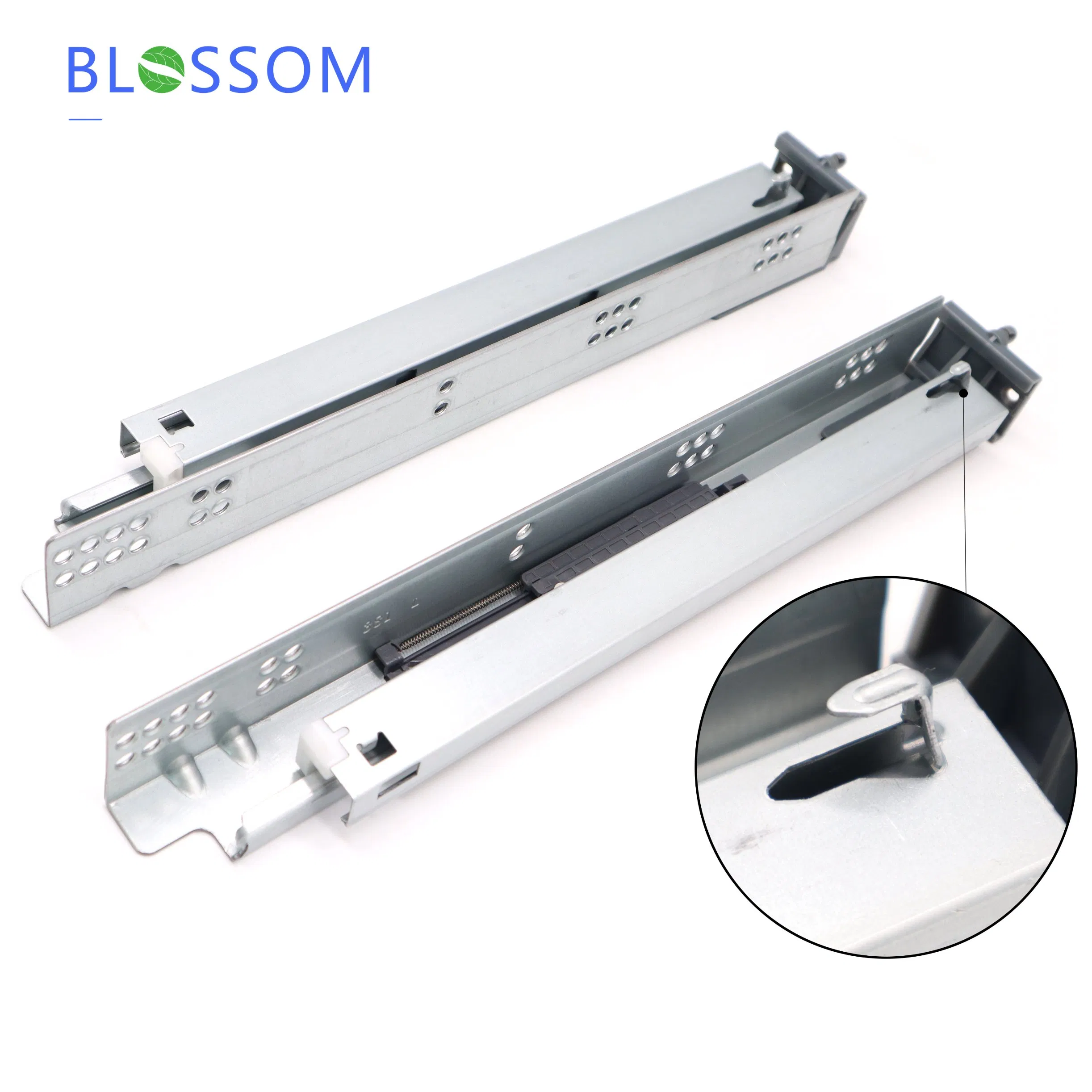 Full American Type 21inch Rail Heavy Duty Push Open Sliding Door Adjustable Undermount Drawer Slides