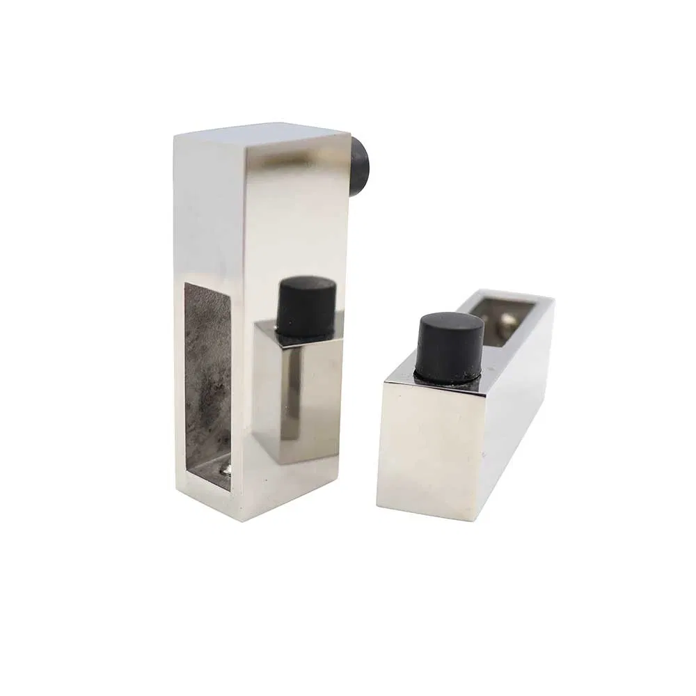 Golden Brushed Hanging Bathroom Hardware Glass Sliding Door Fittings