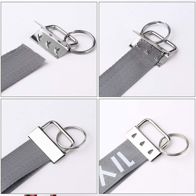Good Quality Wholesale Decorative Fob Hardware Key with Keyring Tail Clip