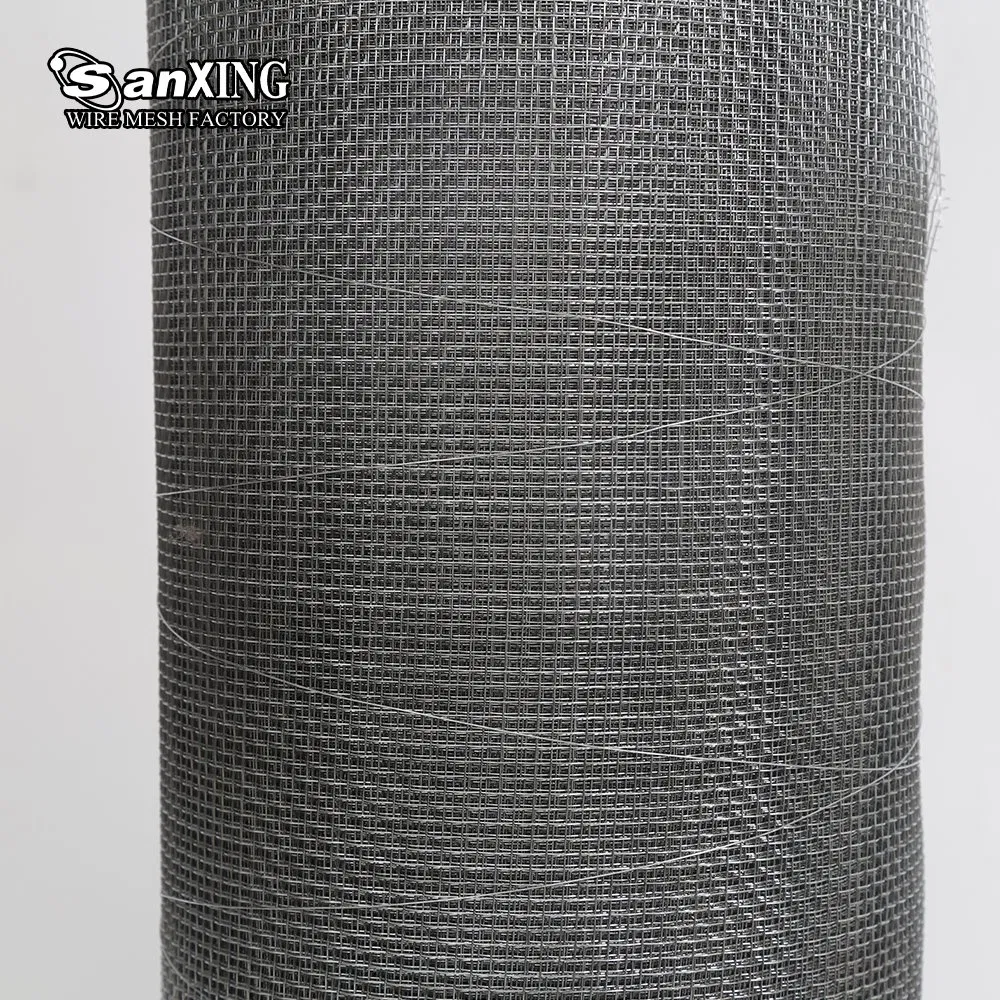 Durable Square Hole Wire Cloth Insect Screen Mesh with Cutting Service for Windows and Doors