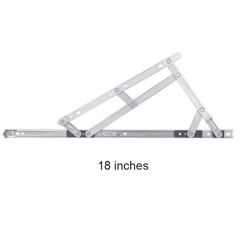 3h 18 Groove SS304 Friction Hinge Arm Stay for Top Hung Awning Window-Phxz18b