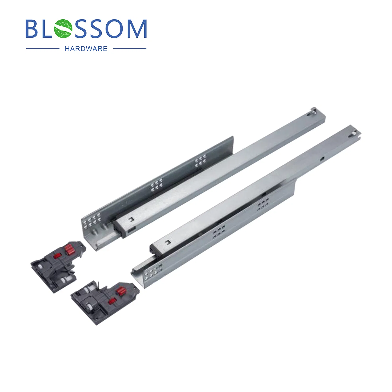 Wholesale Furniture Hardware Cabinet 3-Fold Telescopic Ball Bearing Runners Drawer Slide