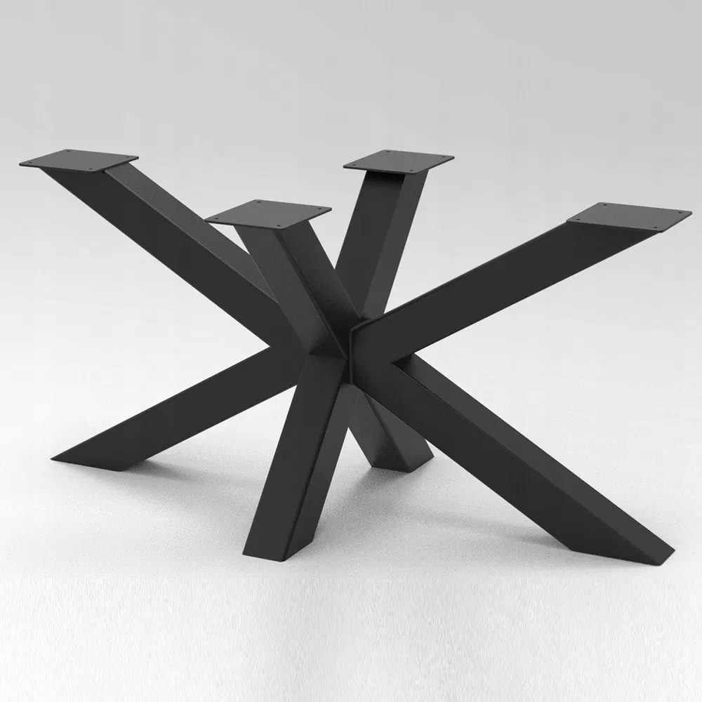 Factory Customized Industrial Design Table Legs Sturdy Frame Steel Removable Spider Table Legs Coffee Table Legs