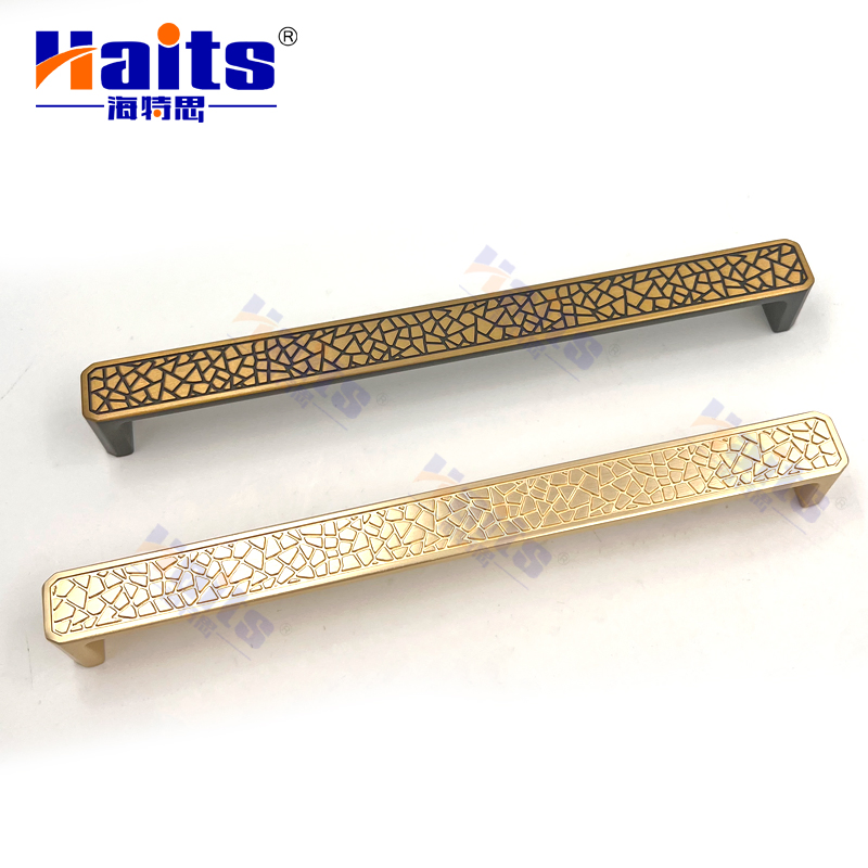 Furniture Hardware Zinc Alloy Cabinet Handle Black Brass Finish