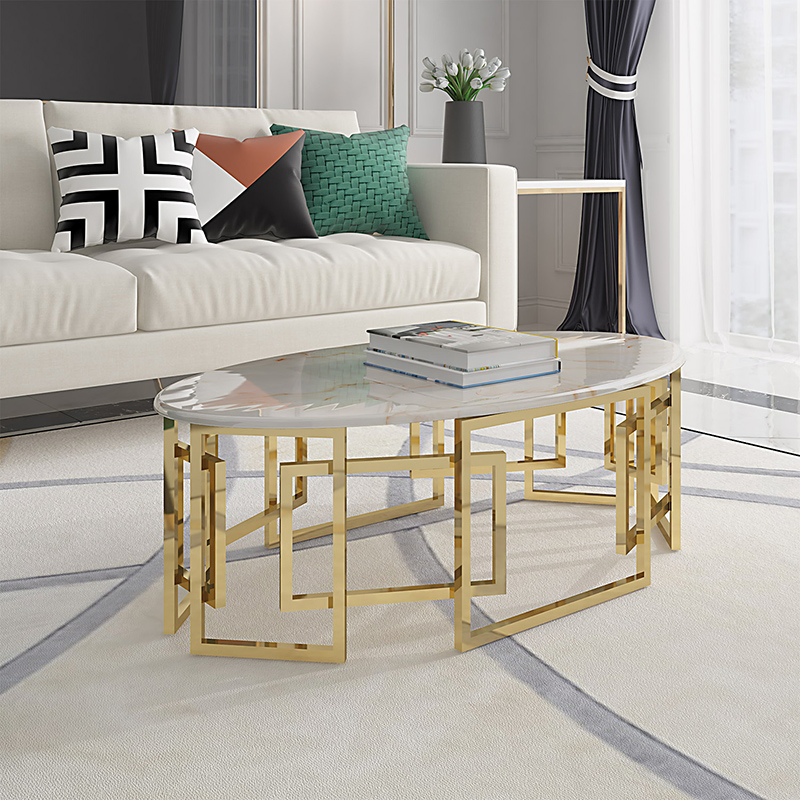 Marble Top Table Frame Table Base Stainless Steel Furniture Legs
