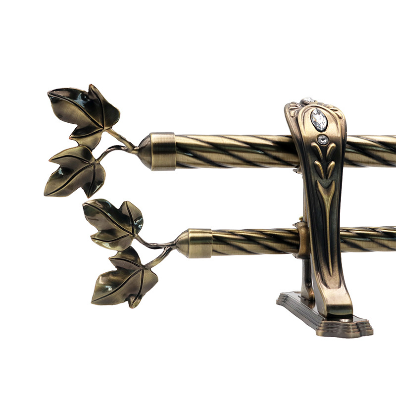 Antique Brass Curtain Rod Curtain Rod and Accessories