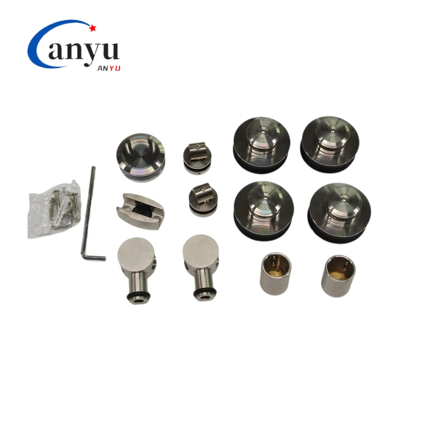 Durable Stainless Steel Hardware for Bathroom Door Sliding Door Accessory