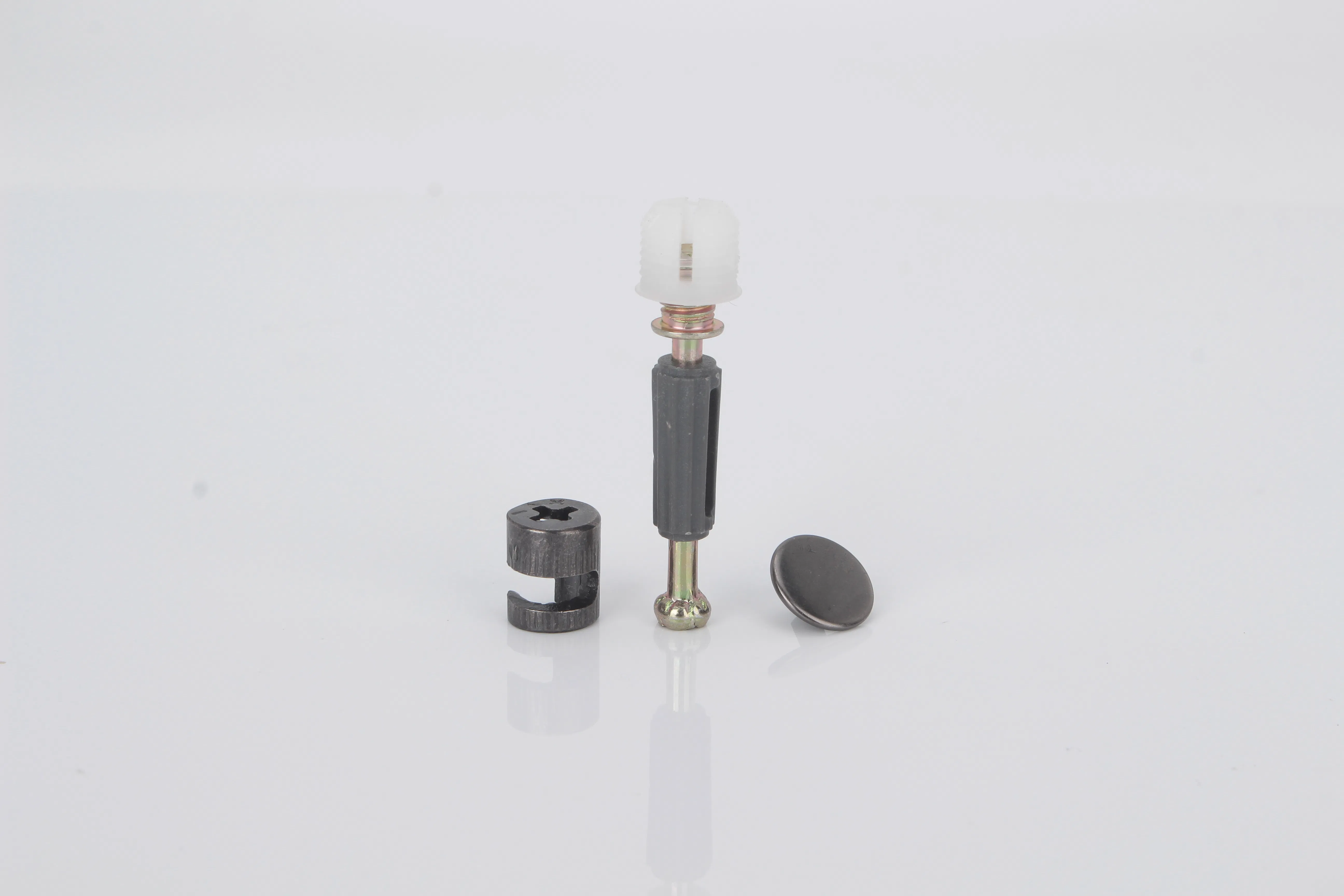 Brown Plastic Inserted Furniture Fastener