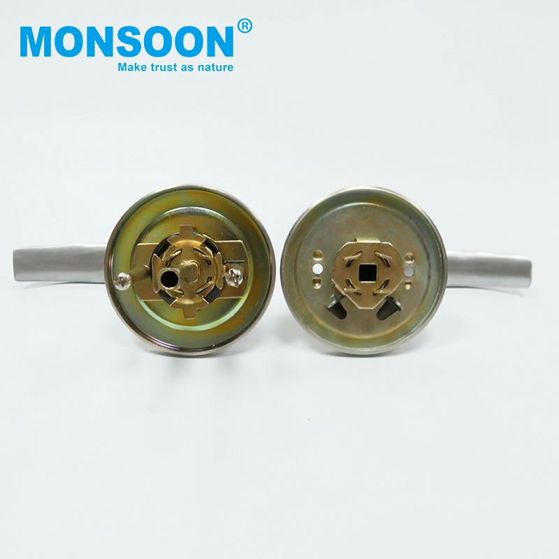 Door Lock Hardware Security Invisible Lever Lockset Heavy Duty Two Way Zinc Alloy Door Tubular Lever Handle Lock for Wooden Doors