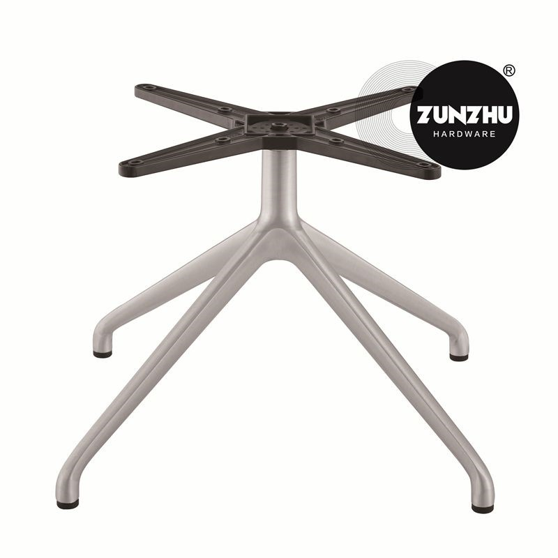 Wholesale Home Cafe Furniture Silver Metal Frame Fixed Dining Table Chair Frame Legs