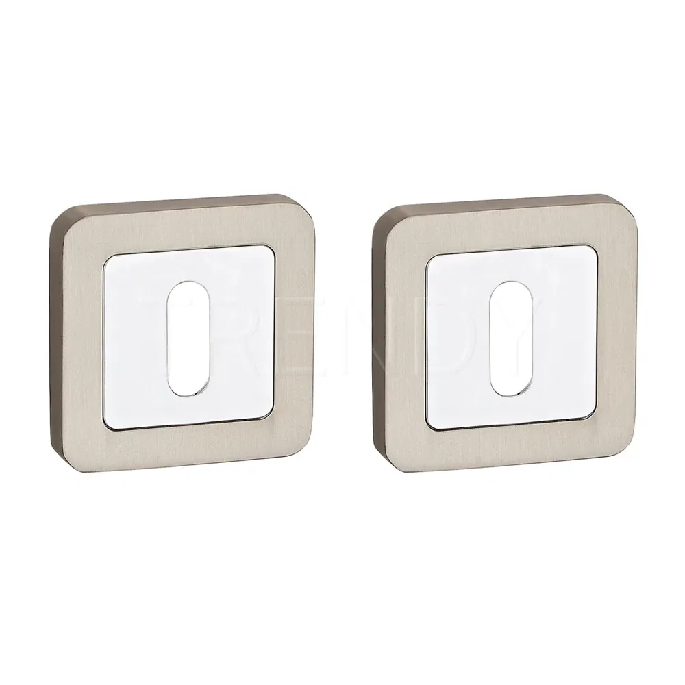 Modern Decorative Hardware Door Window Pull Handle Lock Door Handle with Square Escuctheon (Z6242-ZR23)