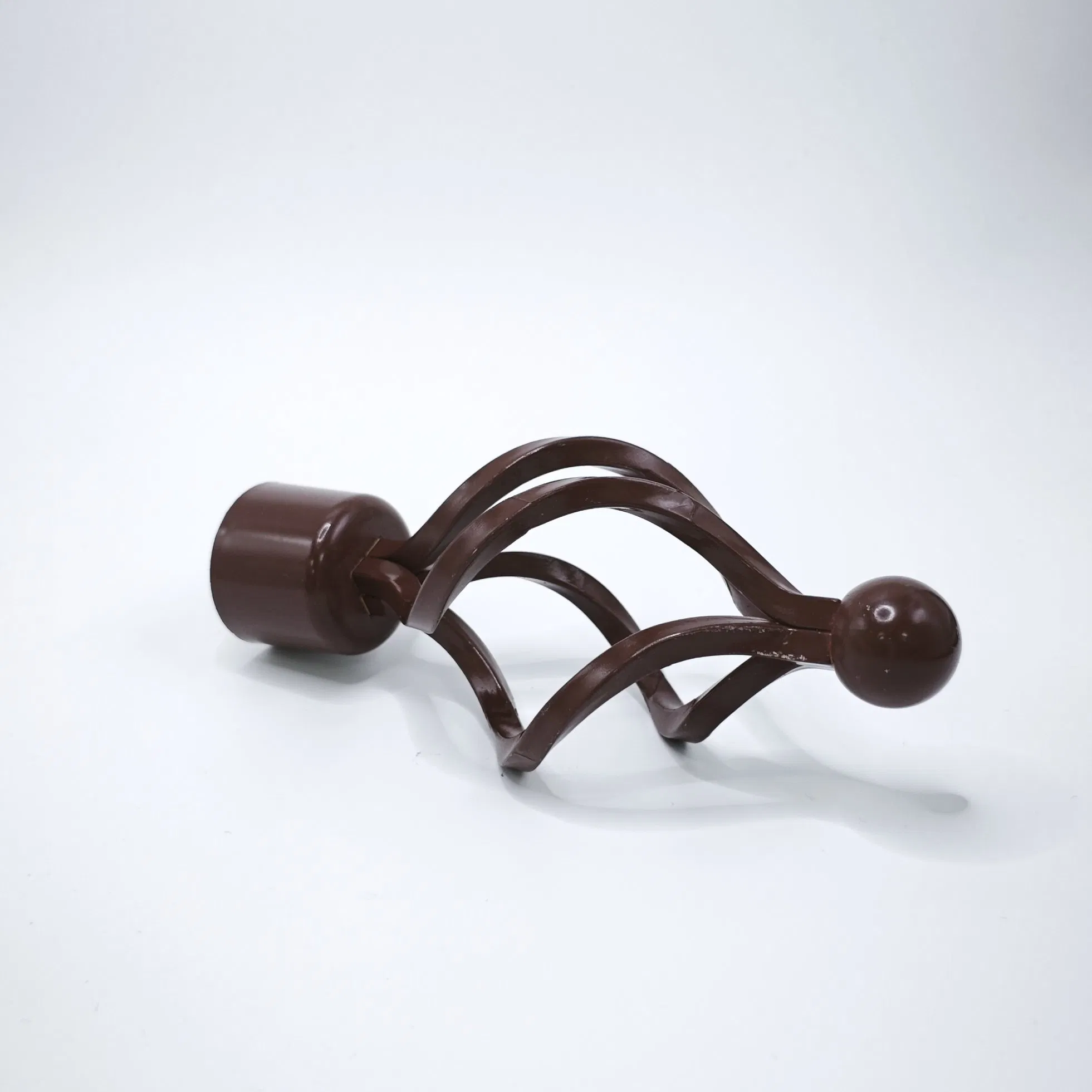 28mm Spiral Durable Iron Modern PC Curtain Rod and Head Accessories