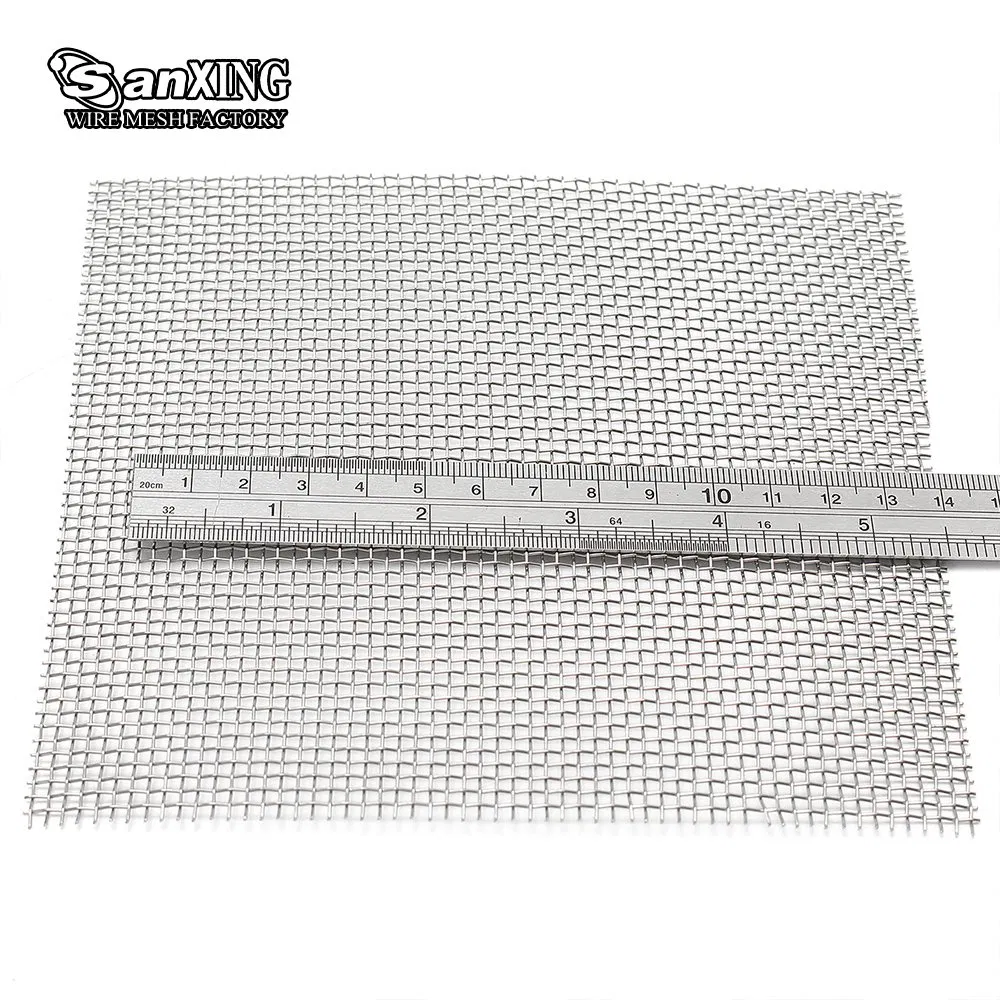Durable Square Hole Wire Cloth Insect Screen Mesh with Cutting Service for Windows and Doors