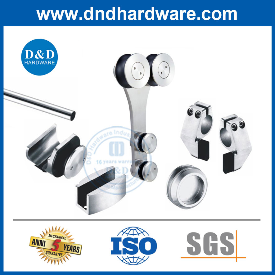 Glass Hinge Clip Clamp Washroom Patch Fittings Pull Handle Floor Spring Toilet Cabin Door Bathroom Sets Accessories Brass Sliding Shower Room Door Hardware