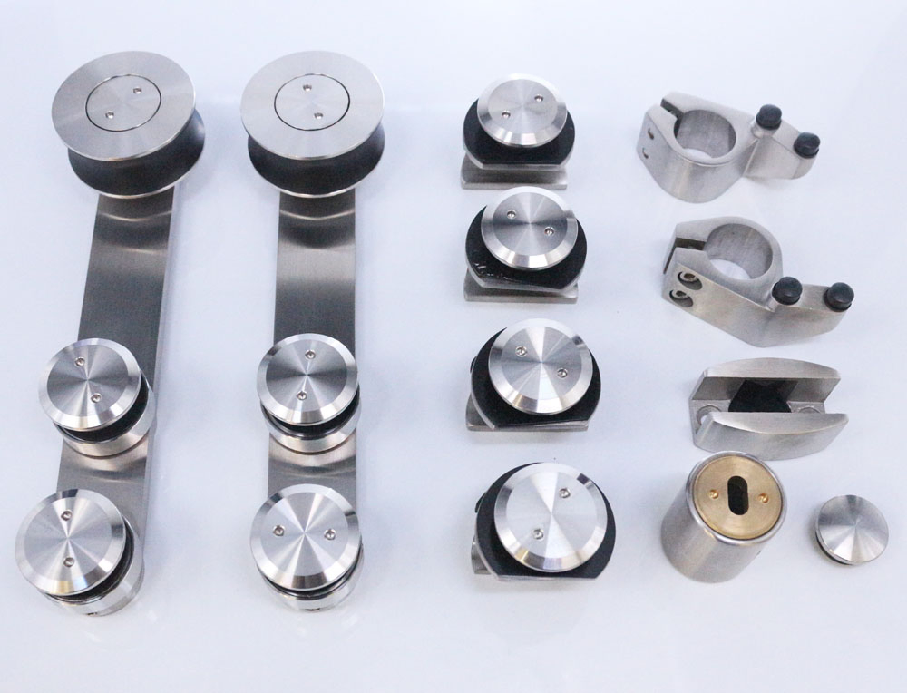 Glass Accessories Frameless Stainless Steel 304 Sliding Sliding Shower Enclosure Hardware